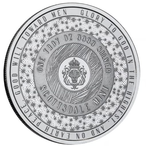 (New) USA The Bethlehem Nativity Christmas Jesus Saviour Silver 1 oz Round - Image 5