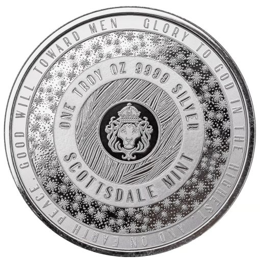 (New) USA The Bethlehem Nativity Christmas Jesus Saviour Silver 1 oz Round - Image 2