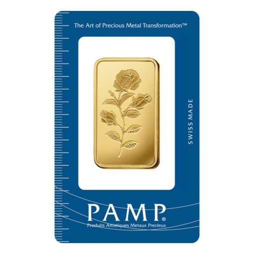 (New) Swiss Pamp Rosa Gold 1 oz Bar