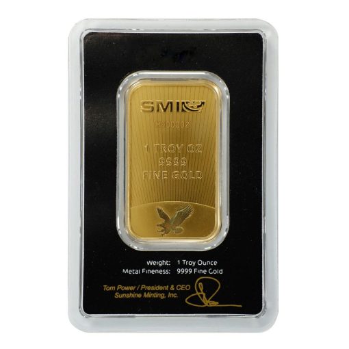 (New) American Sunshine Mint Mercury Gold 1 oz Bar - Image 4
