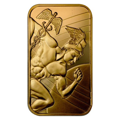 (New) American Sunshine Mint Mercury Gold 1 oz Bar - Image 2