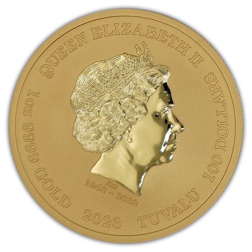 2023 (New) Tuvalu Gods of Olympus Artemis Gold 1 oz Coin - Image 2