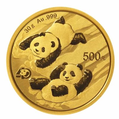 【3日以内に発送】2022年 (新品) 中国「パンダ」純金 30グラム 金貨