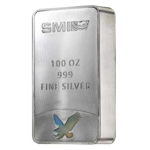 (New) Sunshine Mint Mercury Silver 100 oz Bar - Image 3