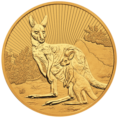 2023 (New) Australia Kangaroo Mother & Baby Gold 2oz Coin