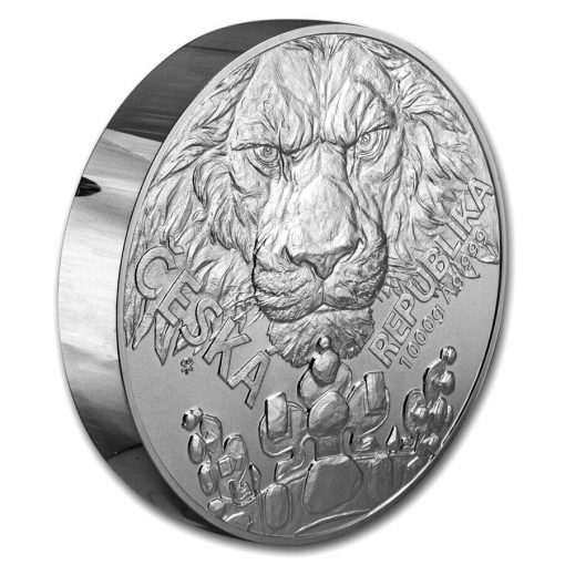 2023 (New) Niue Czech Lion Silver 1 Kilogram Coin - Image 3