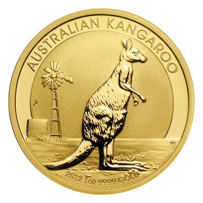 2012 (New) Australia Kangaroo Gold 1oz Coin