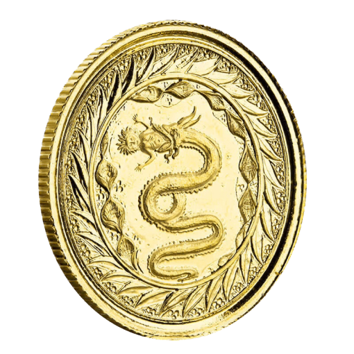 2020年 (新品) サモア「蛇・サーペント」純金 1/5オンス 金貨 - 画像 (3)