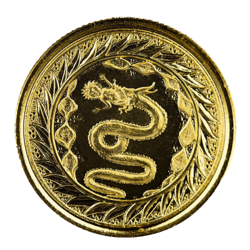 2020年 (新品) サモア「蛇・サーペント」純金 1/5オンス 金貨
