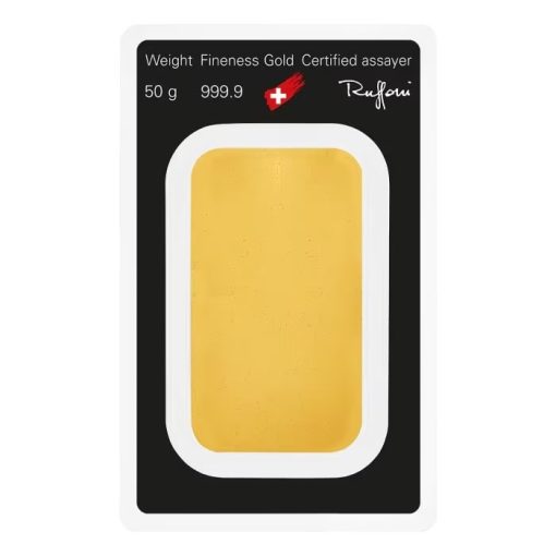 (New) Swiss Argor Heraeus Gold 50 gram Bar - Image 2
