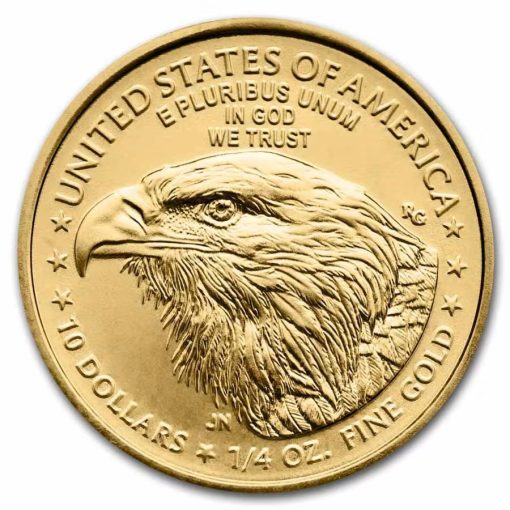 2024 (New) American Eagle Walking Liberty Gold 1/4 oz Coin - Image 2
