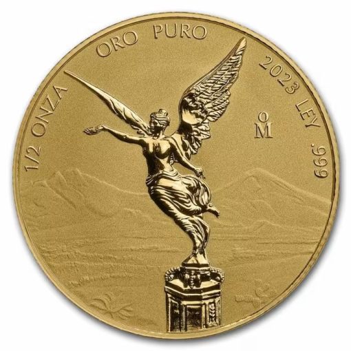 2023 (New) Mexico Libertad Gold 1/2 oz Reverse Proof Coin