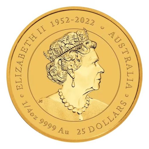2024 (New) Australia Lunar Dragon Gold 1/4 oz Coin - Image 2