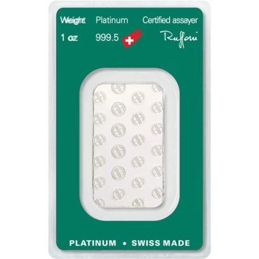 (New) Swiss Argor Heraeus Platinum 1 oz Bar - Image 2