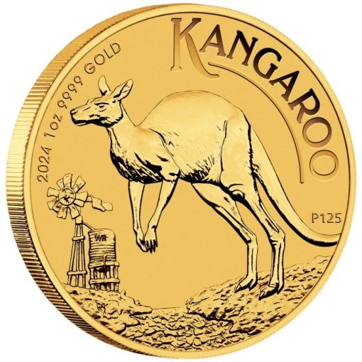 【3 Day Ship】2024 (New) Australian Kangaroo Gold 1oz Coin - Image 3