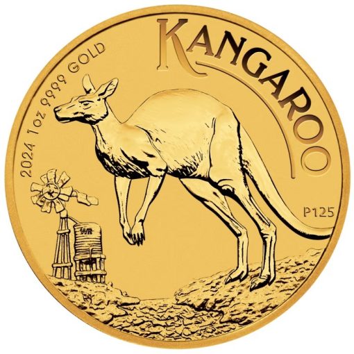 【3 Day Ship】2024 (New) Australian Kangaroo Gold 1oz Coin