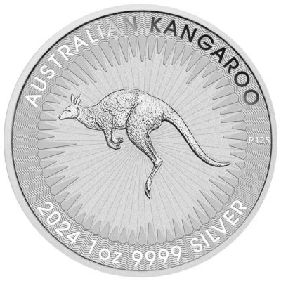 2024年 (新品) オーストラリア「カンガルー 記念」純銀 1オンス 銀貨
