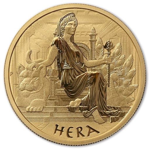 2022年 (新品) ツバル「オリンポスの神々・ヘラ」純金 1オンス 金貨