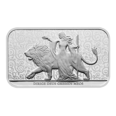 2024 (New) British Royal Mint Una and the Lion Silver 1 oz Bar