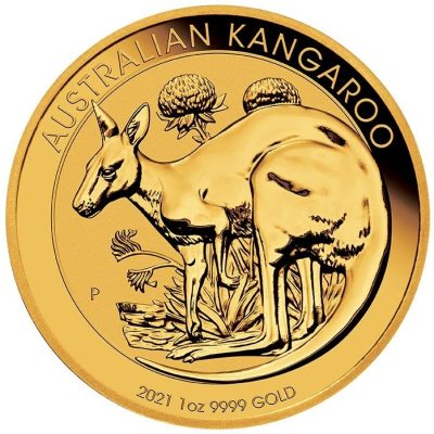 2021 (New) Australian Kangaroo Gold 1oz Coin