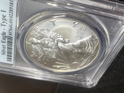 2021 (New) American Eagle Walking Liberty Silver 1 oz Coin PCGS MS70 (FirstStrike)【Type 1】#5035 - Image 3