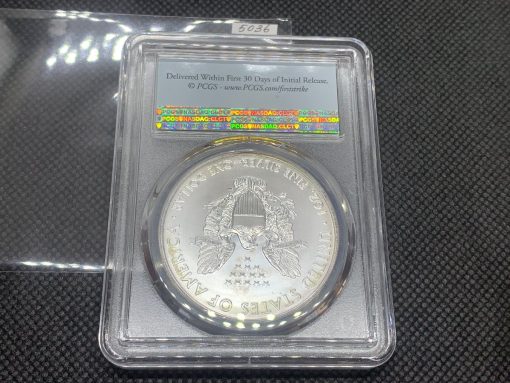 2021 (New) American Eagle Walking Liberty Silver 1 oz Coin PCGS MS70 (FirstStrike)【Type 1】#5036 - Image 2