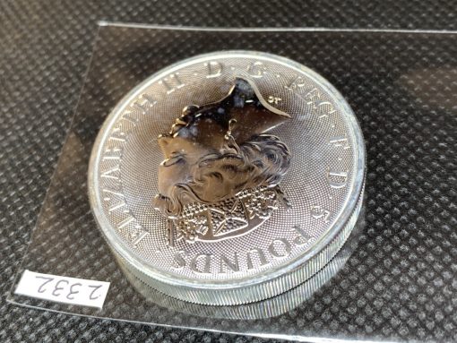 SOLD 2021 (New) Great Britain Queens Beast Completer £5 Silver 2 oz Coin #2332 - Image 6