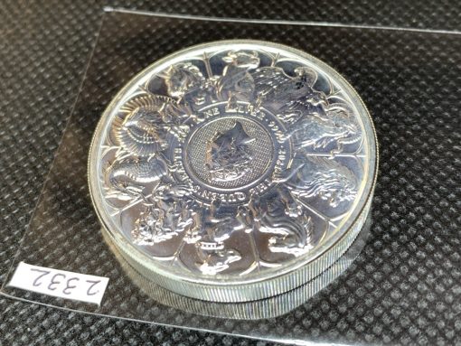 SOLD 2021 (New) Great Britain Queens Beast Completer £5 Silver 2 oz Coin #2332 - Image 5