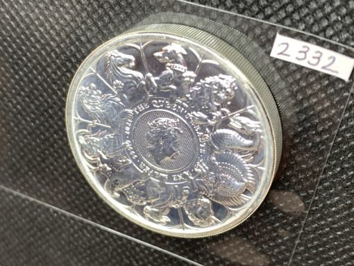 SOLD 2021 (New) Great Britain Queens Beast Completer £5 Silver 2 oz Coin #2332 - Image 3