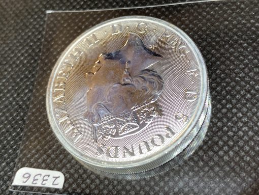 SOLD 2021 (New) Great Britain Queens Beast Completer £5 Silver 2 oz Coin #2336 - Image 6