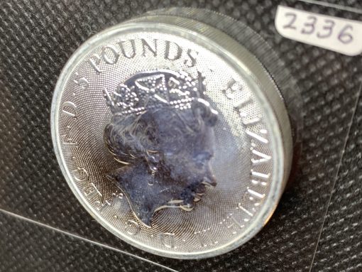 SOLD 2021 (New) Great Britain Queens Beast Completer £5 Silver 2 oz Coin #2336 - Image 2
