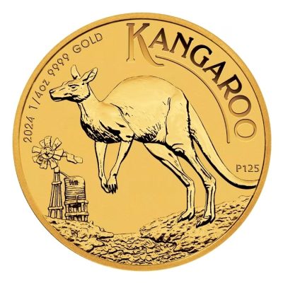 2024年 (新品) オーストラリア「カンガルー」純金 1/4オンス 金貨