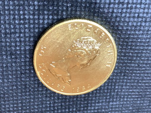 1984 (New) Canadian Maple Leaf Gold 1 oz Coin #8415 - Image 6