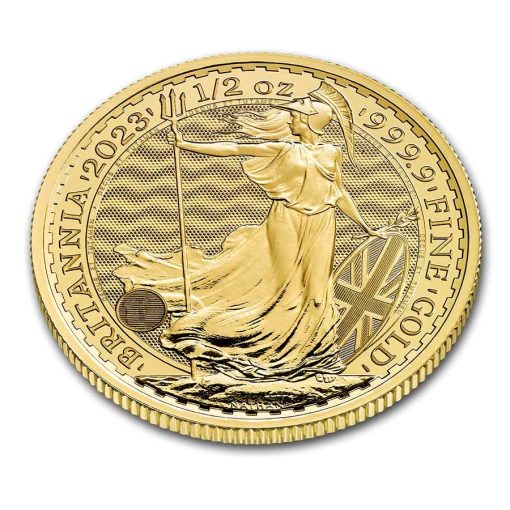 【3 Day Ship】2023 (New) Great Britain Britannia Gold 1/2 oz Coin (Elizabeth II) - Image 3