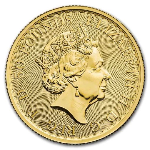 【3 Day Ship】2023 (New) Great Britain Britannia Gold 1/2 oz Coin (Elizabeth II) - Image 2