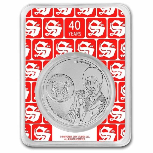 2022 (New) Chad Scarface 40th Anniversary Silver 1 oz Color Coin - Image 2