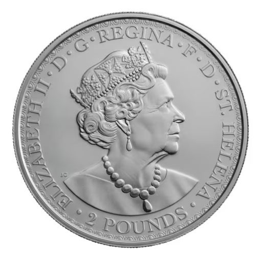 2021 (New) St. Helena Una and the Lion Silver 2 oz Coin - Image 2
