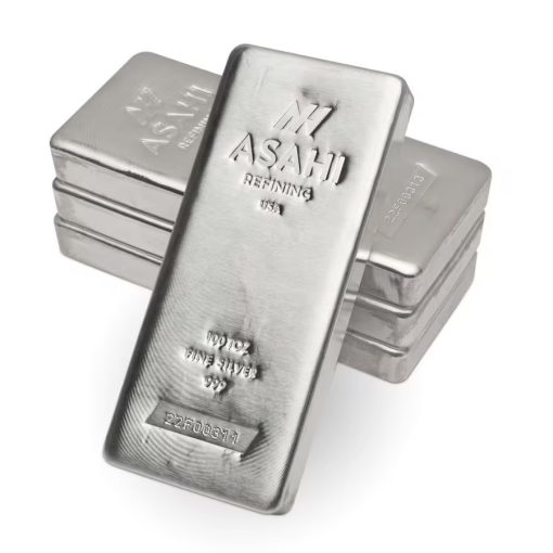 (New) USA Asahi Silver 100 oz Bar