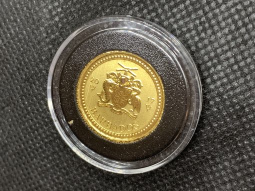 2017 (New) Barbados Trident Gold 1/5oz Coin #10857 - Image 4