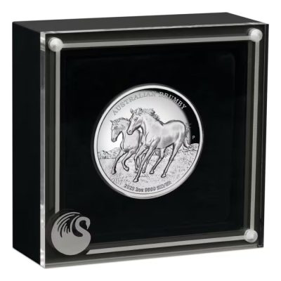 2023 (New) Australia Brumby Silver 2 oz High Relief Proof Coin