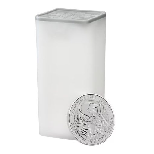 2024 (New) England Britannia and Lady Liberty Silver 1 oz Coin - Image 4