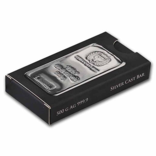 (新品) ポーランド ゲルマニア 純銀 500グラム キャスト バー - 画像 (3)