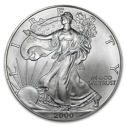 2000 (New) American Eagle Walking Liberty Silver 1 oz Coin