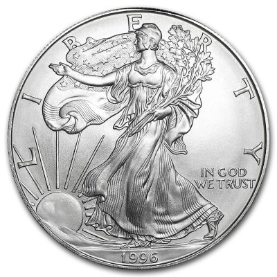 1996 (New) American Eagle Walking Liberty Silver 1 oz Coin