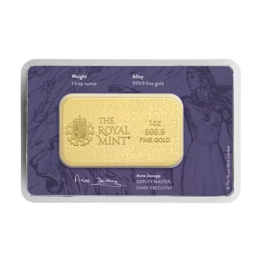 2024年 (新品) イギリス「ウナとライオン」純金 1オンス バー - 画像 (4)