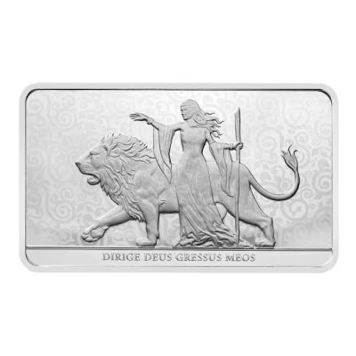 2024 (New) British Royal Mint Una and the Lion Silver 100 oz Bar