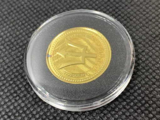 2017 (New) Barbados Trident Gold 1/5oz Coin #5656 - Image 5