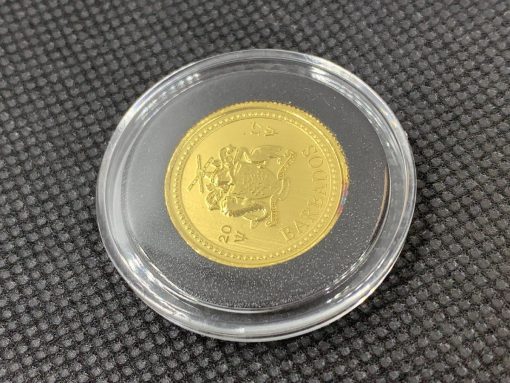 2017 (新品) バルバドス「三つ叉のほこ・トライデント」純金 1/5オンス 金貨 #5657 - 画像 (6)