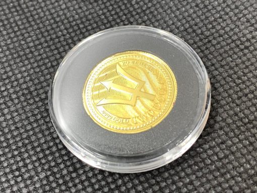 2017 (新品) バルバドス「三つ叉のほこ・トライデント」純金 1/5オンス 金貨 #5657 - 画像 (5)