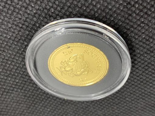 2017 (New) Barbados Trident Gold 1/5oz Coin #5661 - Image 4